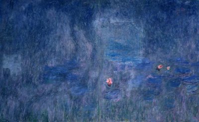 Waterlilies: Reflections of Trees (detail) by Claude Monet